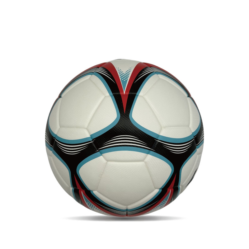 Diamond pu læder professionel fodbold officiel størrelse 5 brugerdefineret farverig unisex holdbar træning fodbold