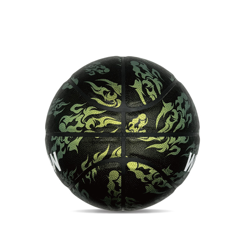 Indendørs/udendørs hygroskopicitet PU farverig trykt sportsbasketball