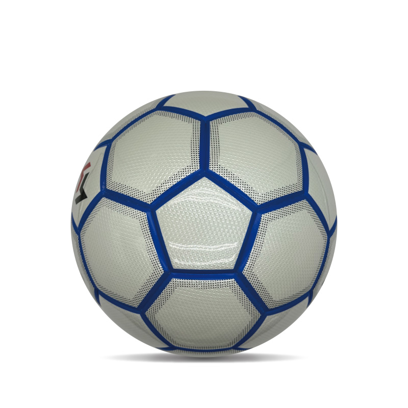 Dobbelt spejl tilpasset trykte fodbolde skinnende personaliserede fodboldbold Officiel størrelse 5