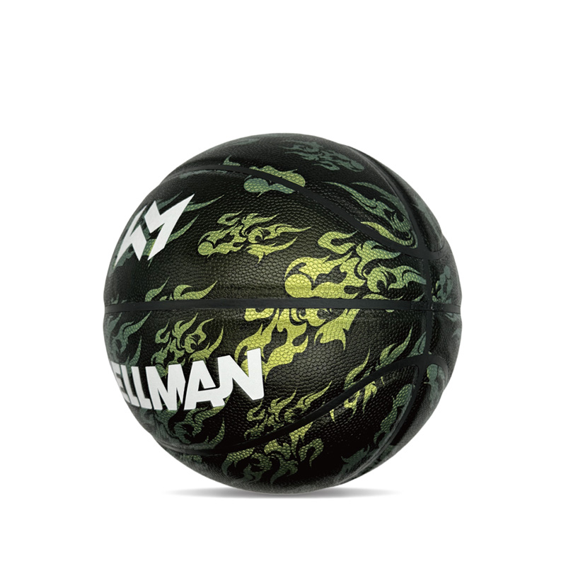 Indendørs/udendørs hygroskopicitet PU farverig trykt sportsbasketball