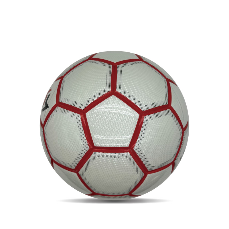 Dobbelt spejl tilpasset trykte fodbolde skinnende personaliserede fodboldbold Officiel størrelse 5