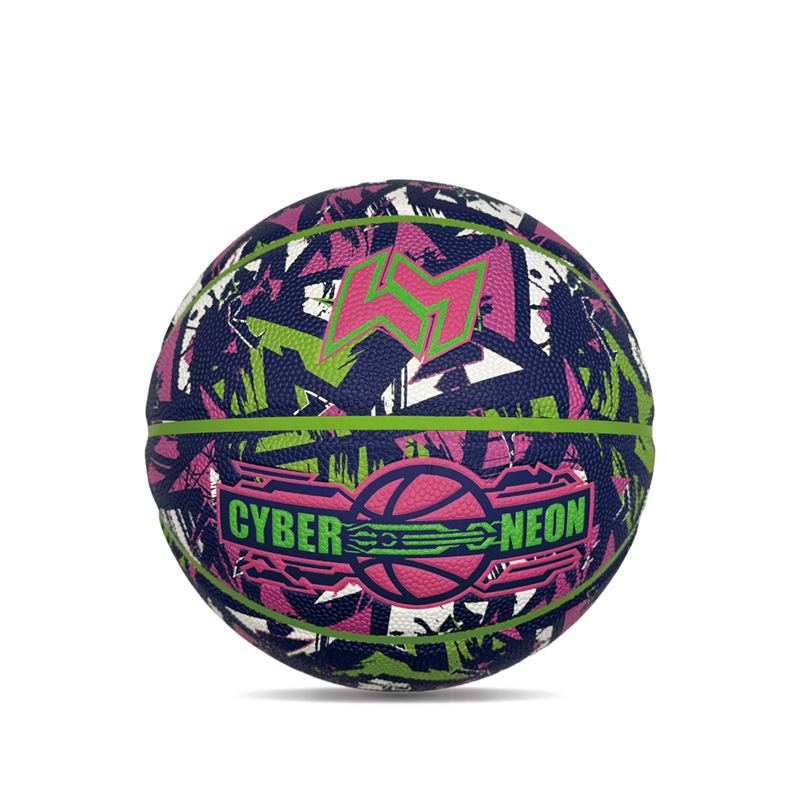 Personaliseret tilpasset pop cyberpunk trykt PU -sport/gavebasketboldstørrelse 7