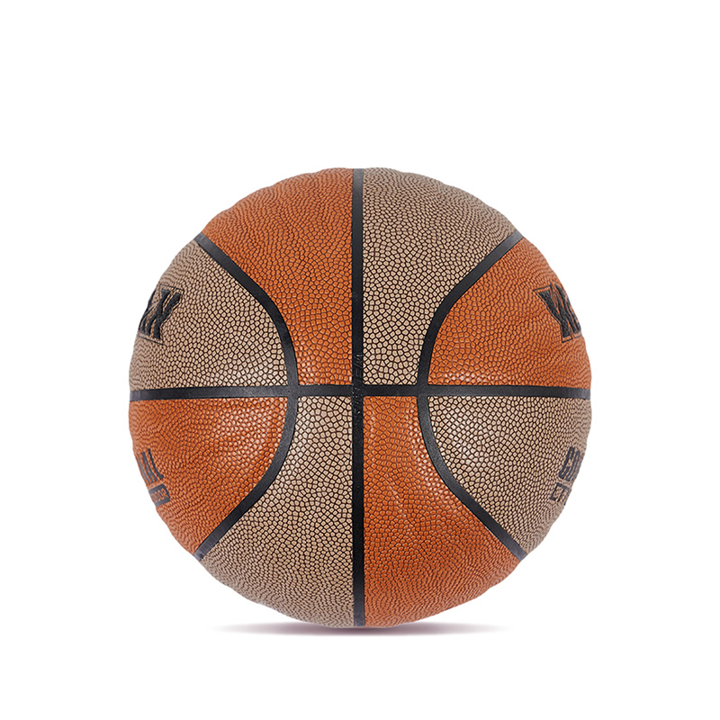 Holdbart bølgedesign Great Grip Moisture-Absorbering Pu Leather Basketball Ball Indoor/Outdoor Use
