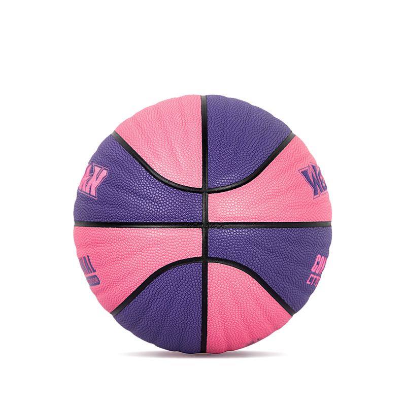 Holdbart bølgedesign Great Grip Moisture-Absorbering Pu Leather Basketball Ball Indoor/Outdoor Use