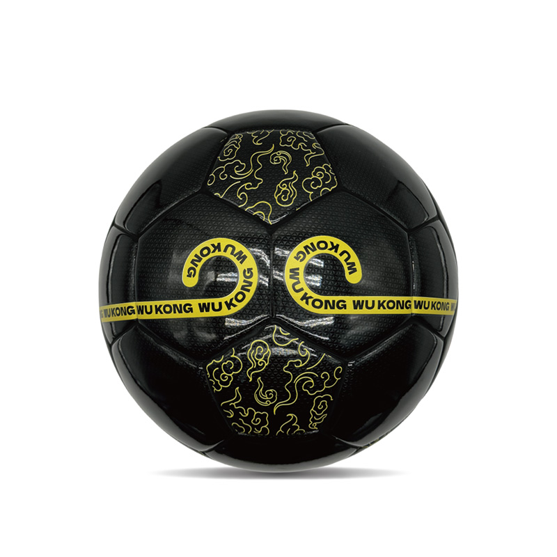 Dobbelt spejl tilpasset trykte fodbolde skinnende personaliserede fodboldbold Officiel størrelse 5