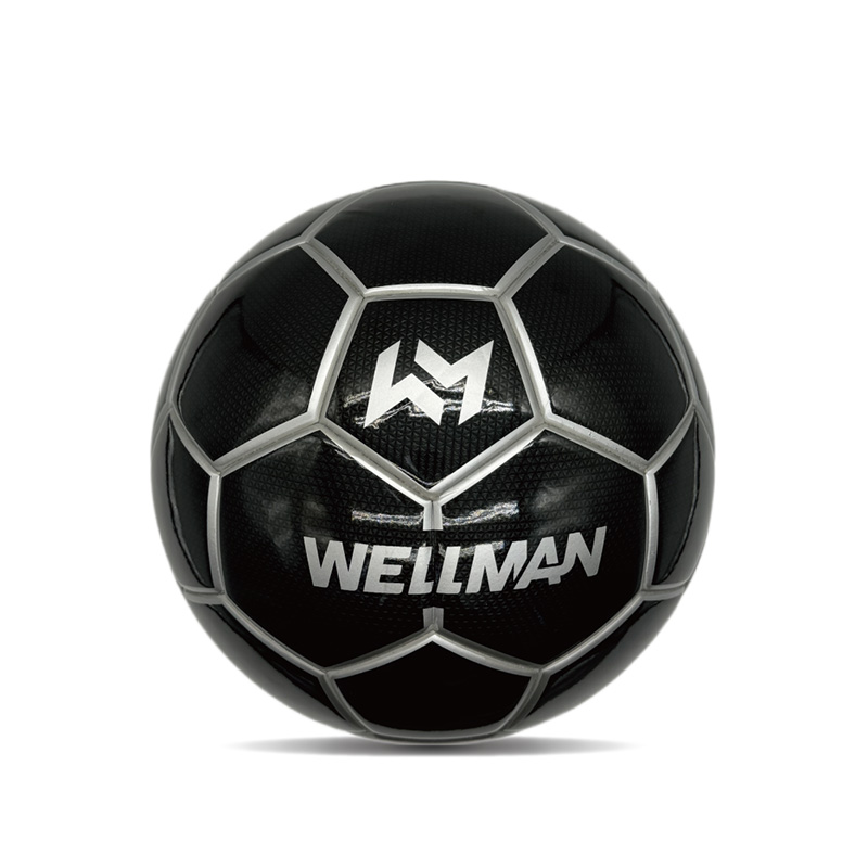 Dobbelt spejl tilpasset trykte fodbolde skinnende personaliserede fodboldbold Officiel størrelse 5