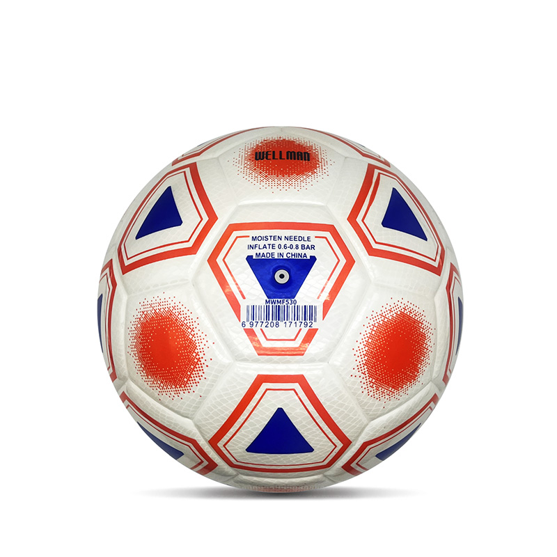 Dobbelt spejl tilpasset trykte fodbolde skinnende personaliserede fodboldbold Officiel størrelse 5