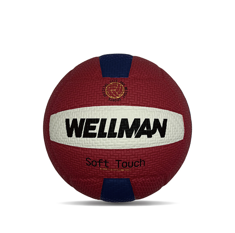 Vævet mønster fugtighedabsorberende sport original pu læder volleyball bold